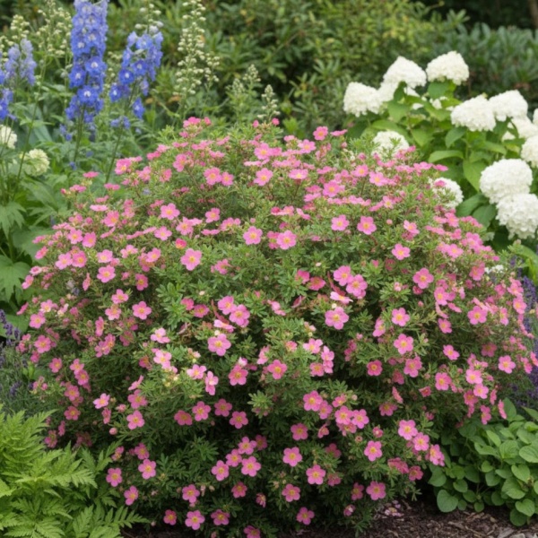 Лапчатка кустарниковая Lovely Pink1